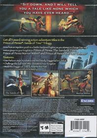 Prince of Persia: The Sands of Time Trilogy - Box - Back Image