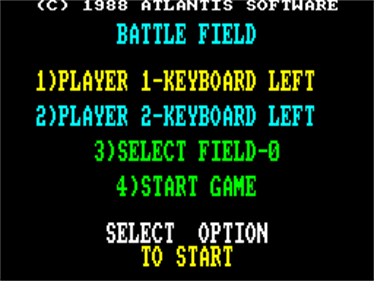 Battle-Field  - Screenshot - Game Select Image