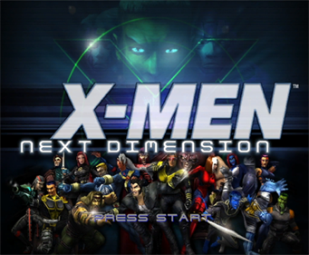 X-Men: Next Dimension - Screenshot - Game Title Image