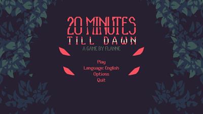 20 Minutes Till Dawn - Screenshot - Game Title Image