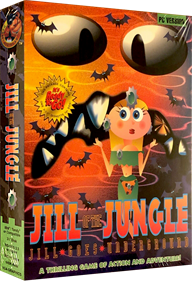 Jill of the Jungle: Jill Goes Underground - Box - 3D Image