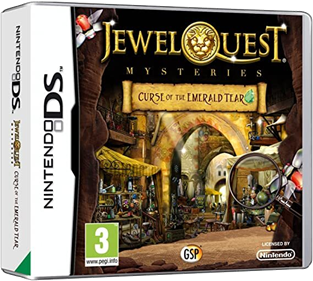 Jewel Quest Mysteries: Curse of the Emerald Tear - Box - 3D Image