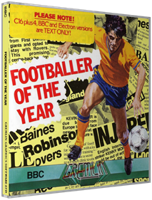 Footballer of the Year - Box - 3D Image