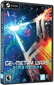 Geometry Wars 3: Dimensions Evolved - Box - 3D Image