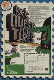 B.C.'s Quest for Tires - Advertisement Flyer - Front Image