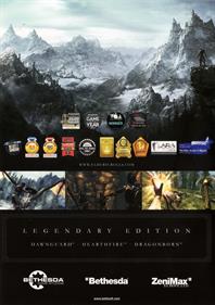 The Elder Scrolls V: Skyrim Legendary Edition - Box - Back Image