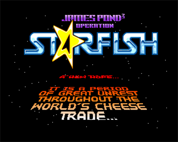 James Pond 3: Operation Starfi5h - Screenshot - Game Title Image