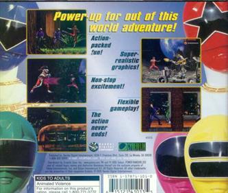 Power Rangers Zeo Versus The Machine Empire - Box - Back Image