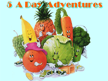 Dole 5 A Day Adventures - Screenshot - Game Title Image