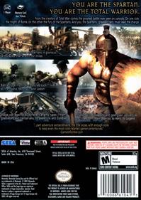 Spartan: Total Warrior - Box - Back Image