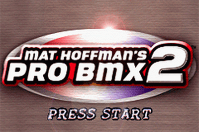 Mat Hoffman's Pro BMX 2 - Screenshot - Game Title Image