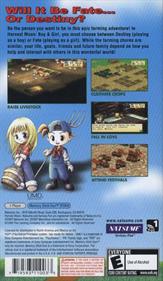 Harvest Moon: Boy & Girl - Box - Back Image