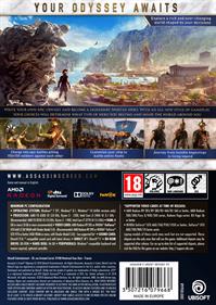 Assassin's Creed Odyssey - Box - Back Image