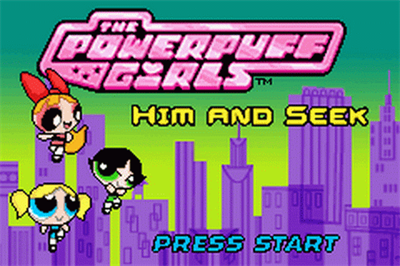 The Powerpuff Girls: Him and Seek - Screenshot - Game Title Image