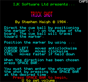 TrickShot - Screenshot - Game Title Image