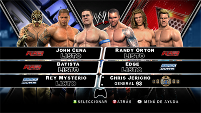 WWE SmackDown vs. Raw 2010 - Screenshot - Game Select Image