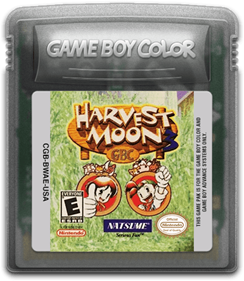 Harvest Moon 3 GBC - Fanart - Cart - Front Image