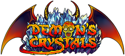 Demon's Crystals - Clear Logo Image