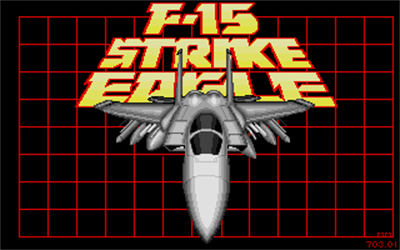F-15 Strike Eagle - Screenshot - Game Title Image