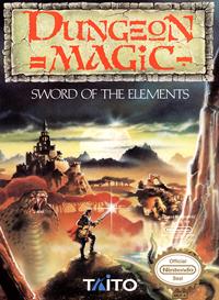 Dungeon Magic: Sword of the Elements - Box - Front Image