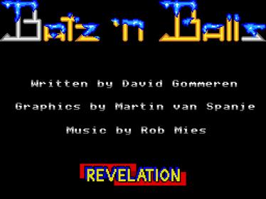 Batz 'n Balls - Screenshot - Game Title Image
