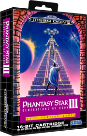 Phantasy Star III: Generations of Doom - Box - 3D Image