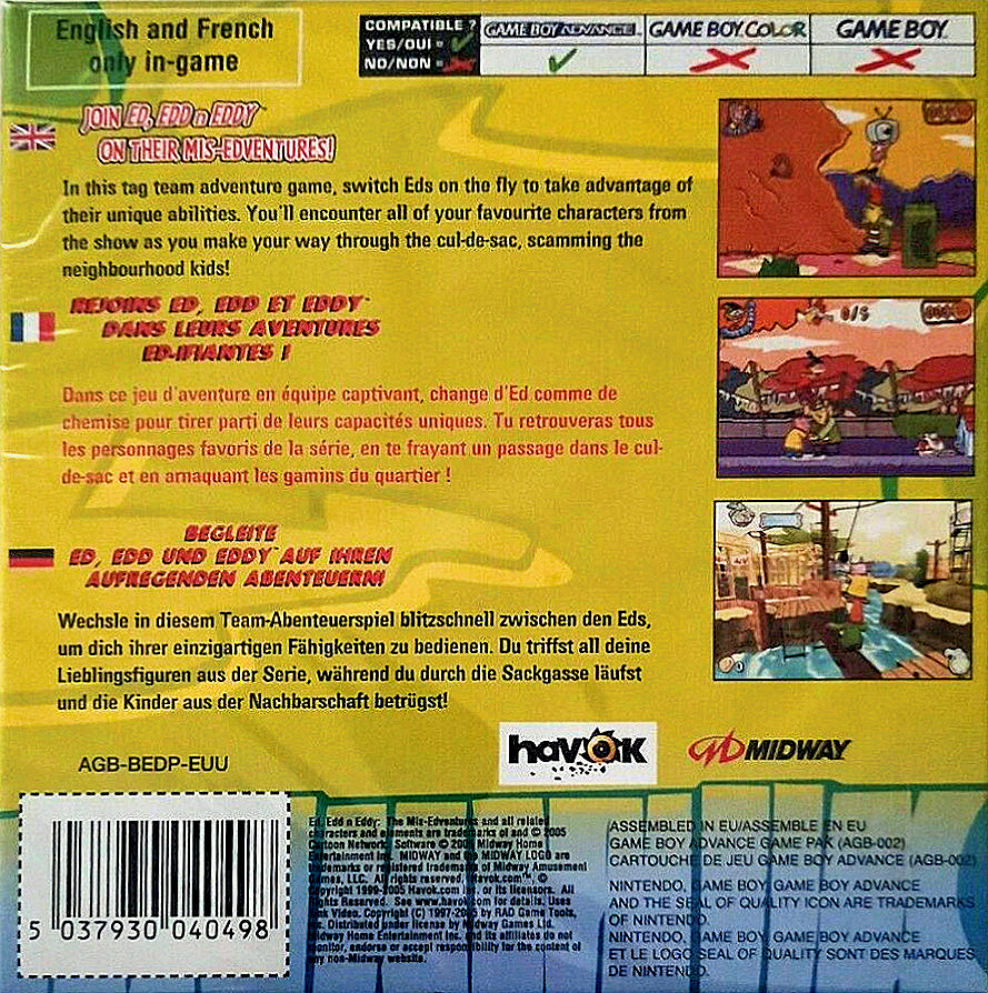 PS2 Game Collection/ Ed Edd N Eddy: the Mis-edventures and -  Norway