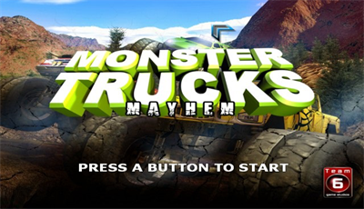 Monster Trucks Mayhem - Screenshot - Game Title Image