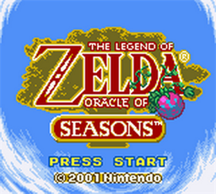 The Legend of Zelda: Oracle of Seasons - Screenshot - Game Title Image