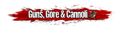 Guns, Gore & Cannoli - Clear Logo Image