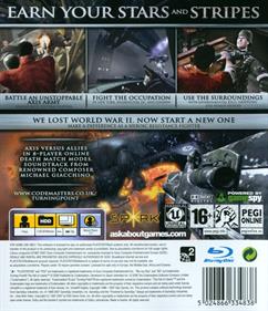 Turning Point: Fall of Liberty - Box - Back Image