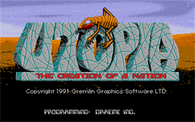 Utopia: The Creation of a Nation - Screenshot - Game Title Image