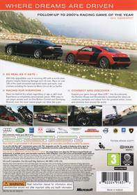 Forza Motorsport 3 - Box - Back Image