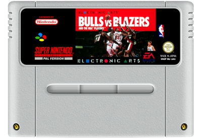 Bulls Vs Blazers and the NBA Playoffs - Fanart - Cart - Front