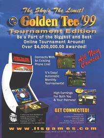 Golden Tee '99 - Advertisement Flyer - Front Image