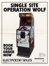 Operation Wolf - Advertisement Flyer - Front Image