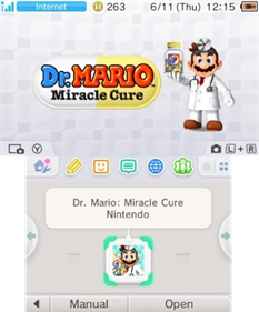 Dr. Mario: Miracle Cure - Screenshot - Game Title Image