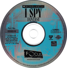 I Spy: Fantasy - Disc Image