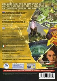 Command & Conquer: Red Alert 2: Yuri's Revenge - Box - Back Image