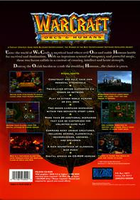 Warcraft: Orcs & Humans - Box - Back - Reconstructed