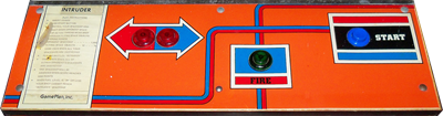 Intruder - Arcade - Control Panel Image