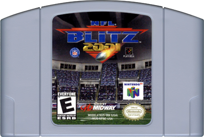 NFL Blitz 2001 - Cart - Front Image