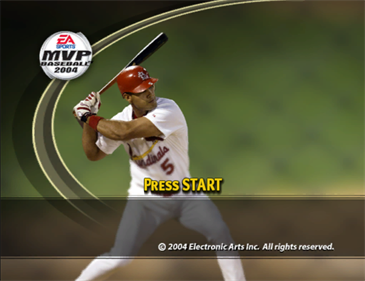 MVP Baseball 2004 - Screenshot - Game Title Image