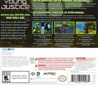 Young Justice: Legacy - Box - Back Image