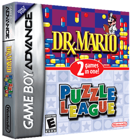 2 Games in 1!: Dr. Mario / Puzzle League - Box - 3D Image
