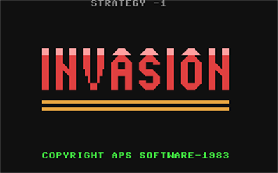 Invasion (Argus Press Software) - Screenshot - Game Title Image