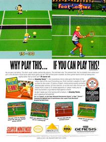 David Crane's Amazing Tennis - Advertisement Flyer - Front Image