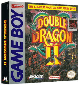 Double Dragon II - Box - 3D Image