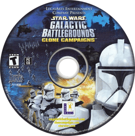 Star Wars: Galactic Battlegrounds: Clone Campaigns - Disc Image