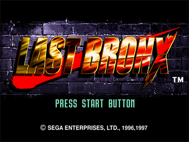 Last Bronx - Screenshot - Game Title Image